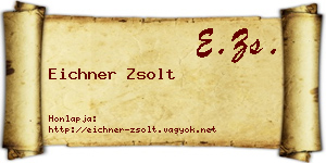 Eichner Zsolt névjegykártya